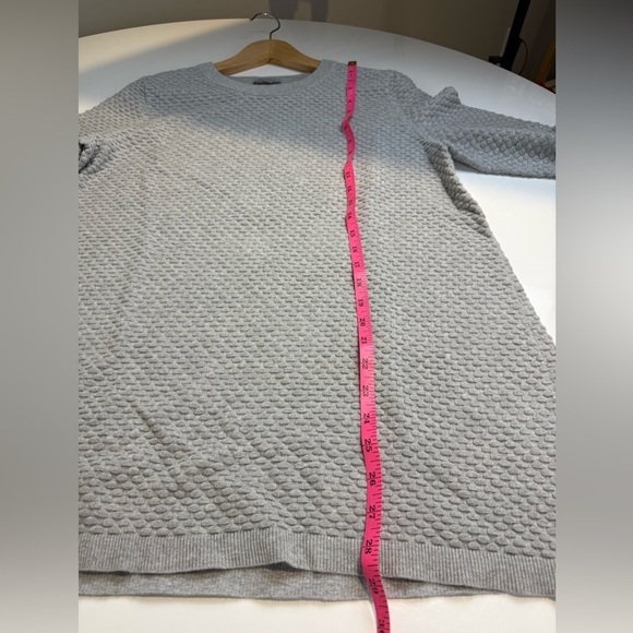 COS Women's Bubble Knit Melange Long Sleeve Pullover Crewneck Sweater - Picture 7 of 7